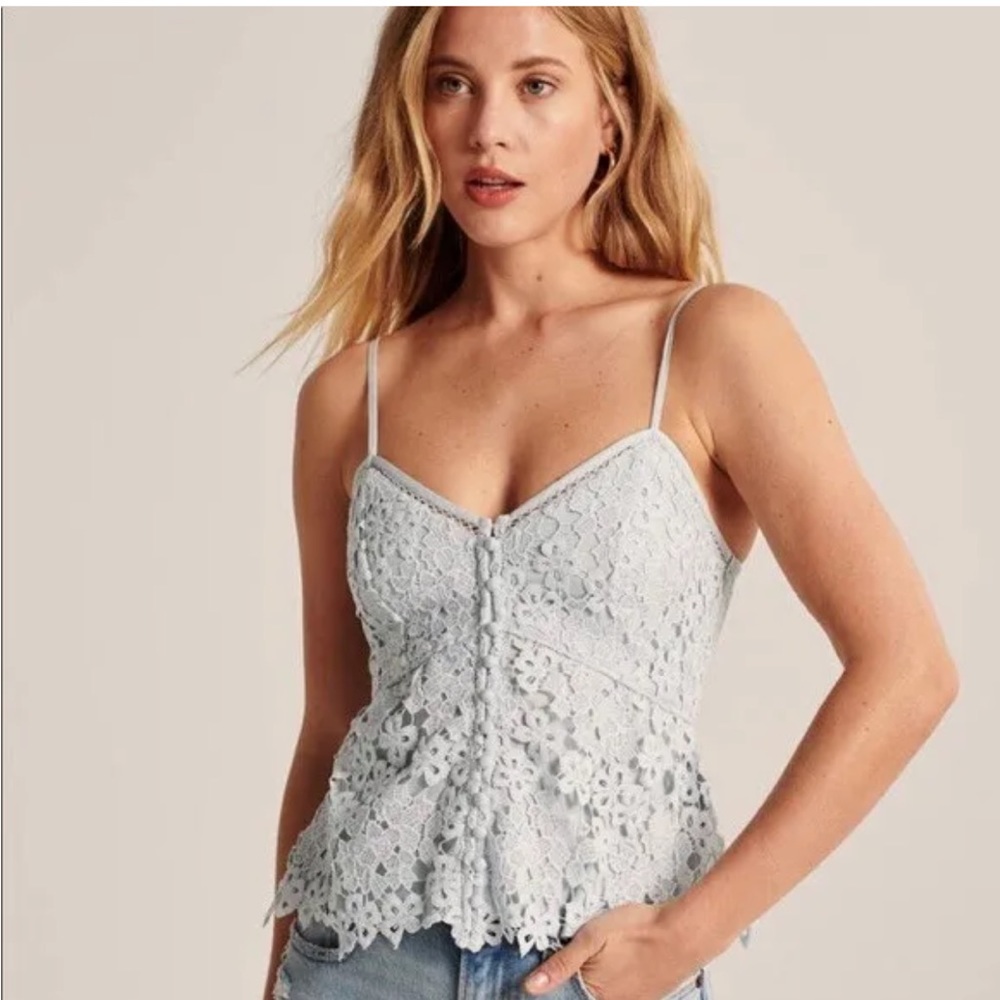 Abercrombie & Fitch Crochet Babydoll Cami